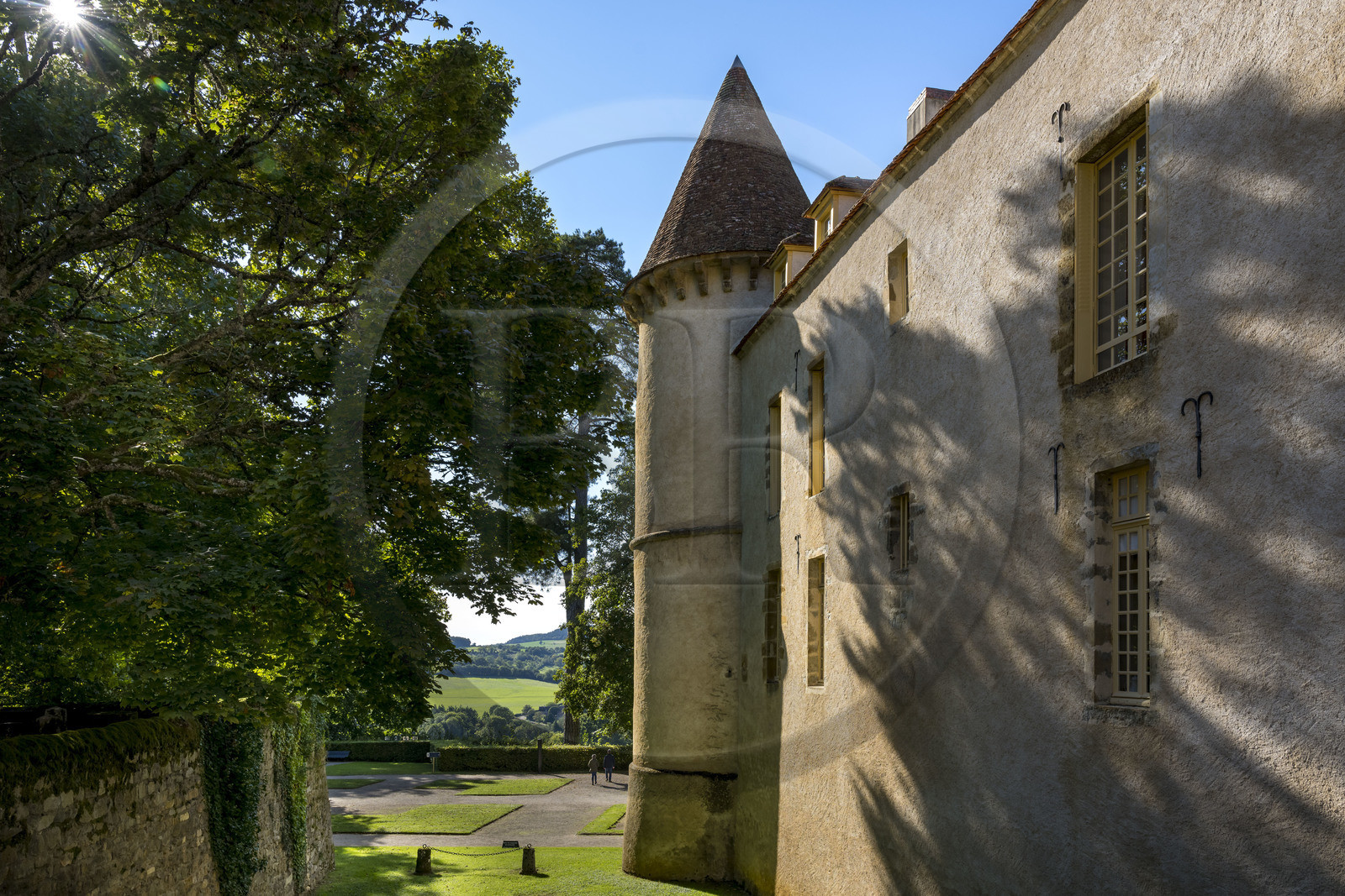 France, Nièvre (58), Parc naturel régional du Morvan, Bazoches, le chateau de Bazoches qui fut propriété du maréchal Sébastien le Prestre de Vauban