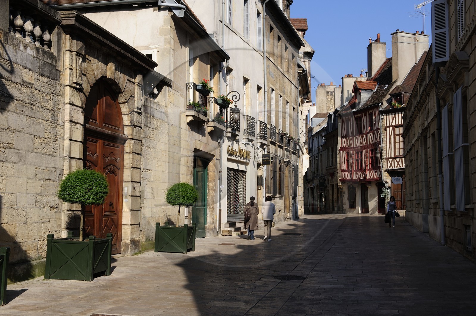 France, Côte d'Or (21), Dijon, la rue Amiral-Roussin