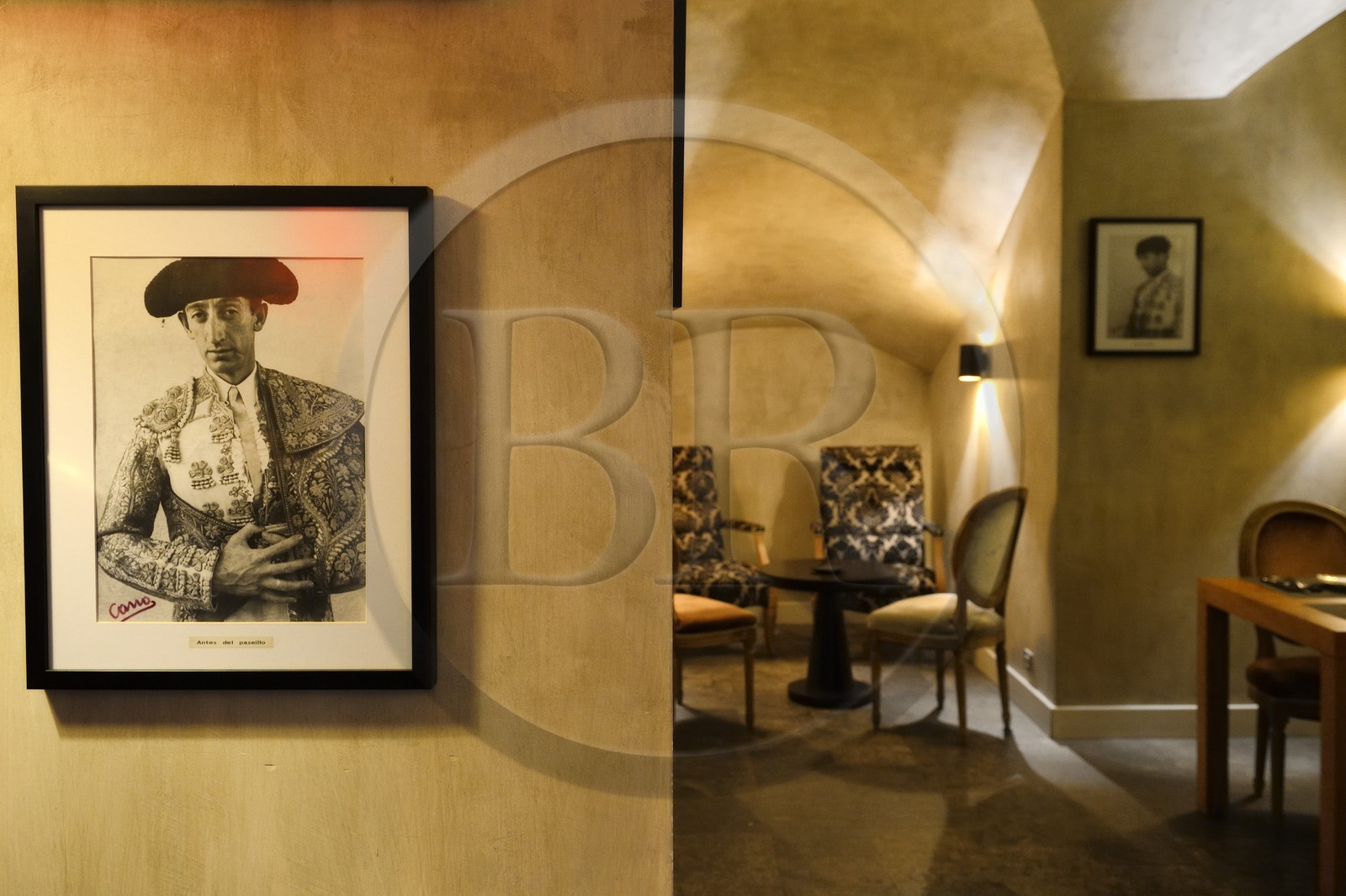 Espagne, Andalousie, Cordoue, hotel Hospes Palacio del Bailio, le bar à tapas