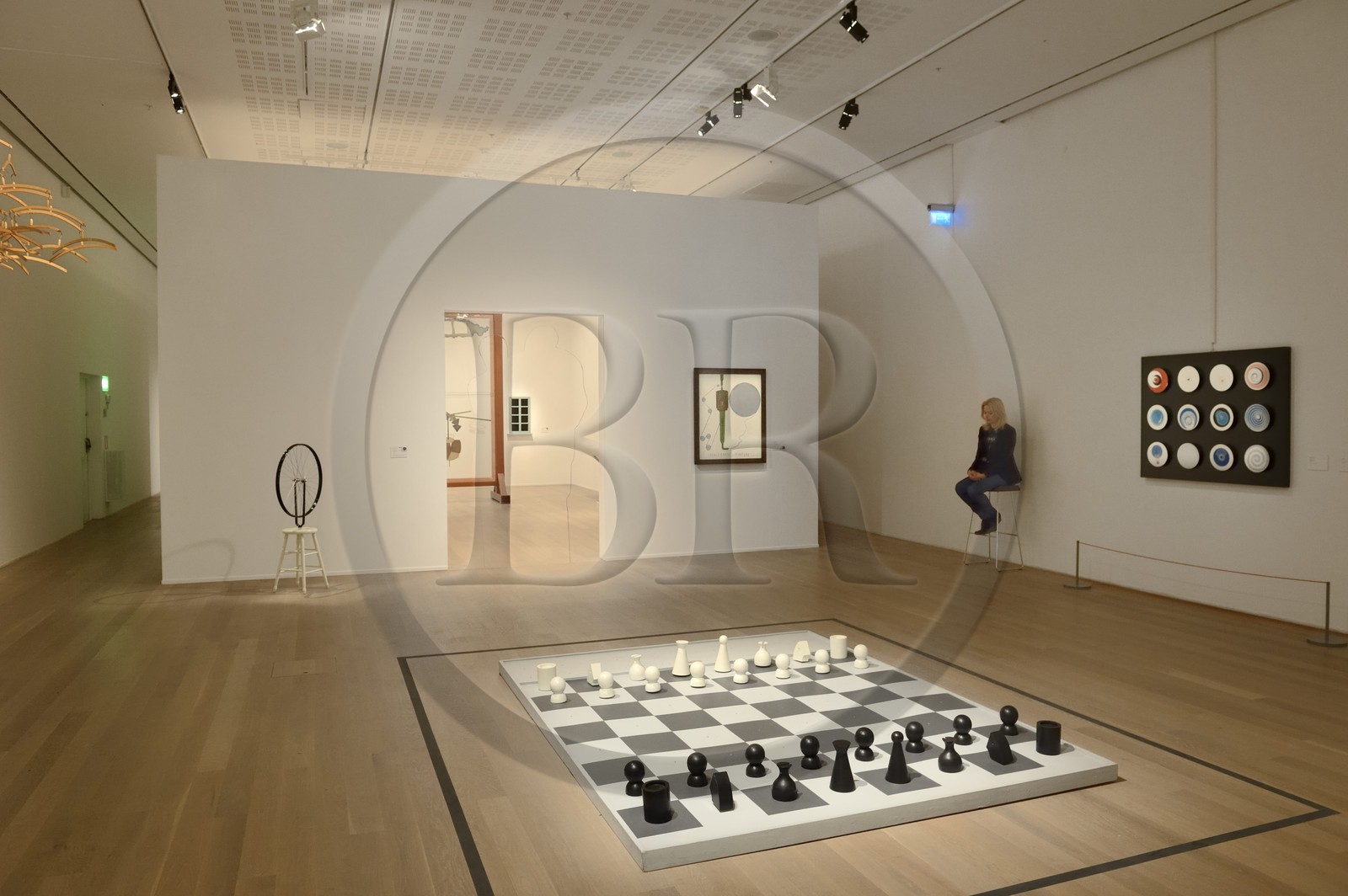 Suède, Stockholm, Ile de Skeppsholmen, musée d'art moderne (Moderna museet), exposition Marcel Duchamp