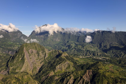 . France, Reunion island (French overseas department), cirque de Salazie, listed as World Heritage by UNESCO, the Cimendef (2226 m)