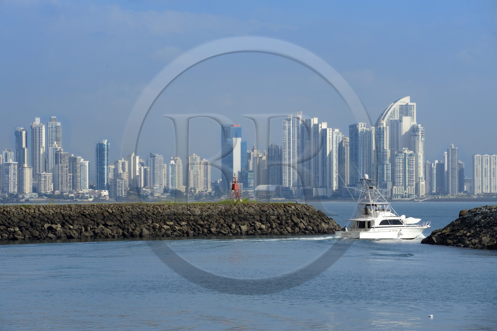 Panama, Panama City, le front de mer et ses gratte-ciels