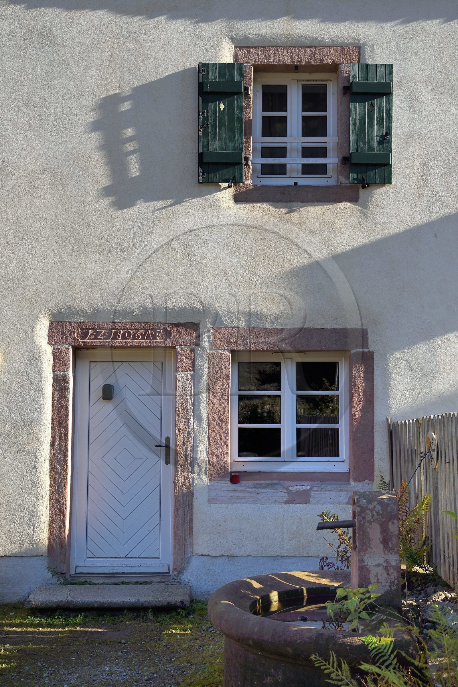 France, Vosges (88), Le Valtin, village de la haute-vallée de la Meurthe, gite Les Fromagères dans une maison traditionnelle