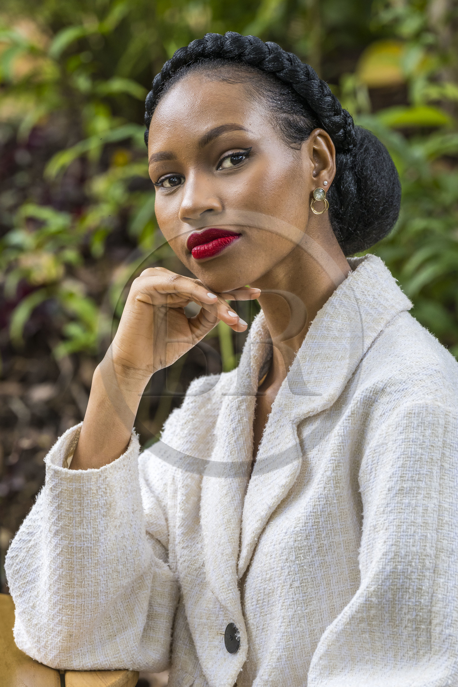 Rwanda, Kigali, Norrsken House Kigali, la mannequin Winnie Shema Tumusiime