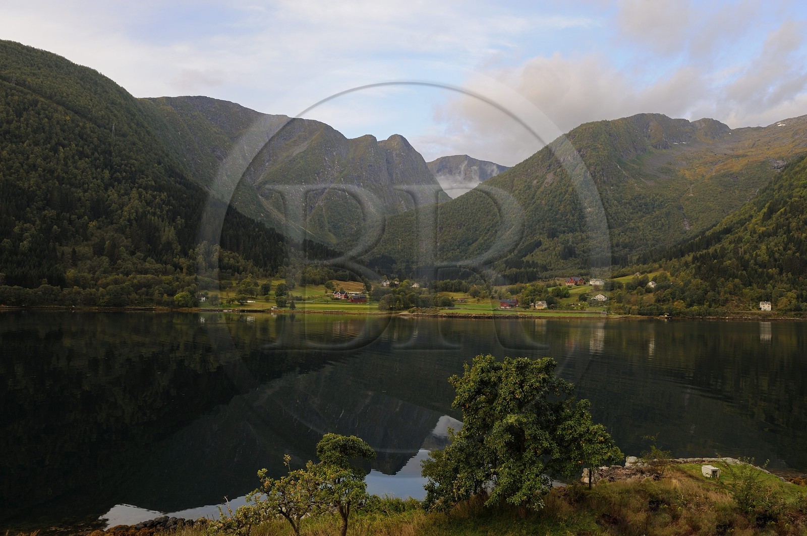 Norvège, comté de Sogn Og Fjordane, le sognefjorden, région de Balestrand