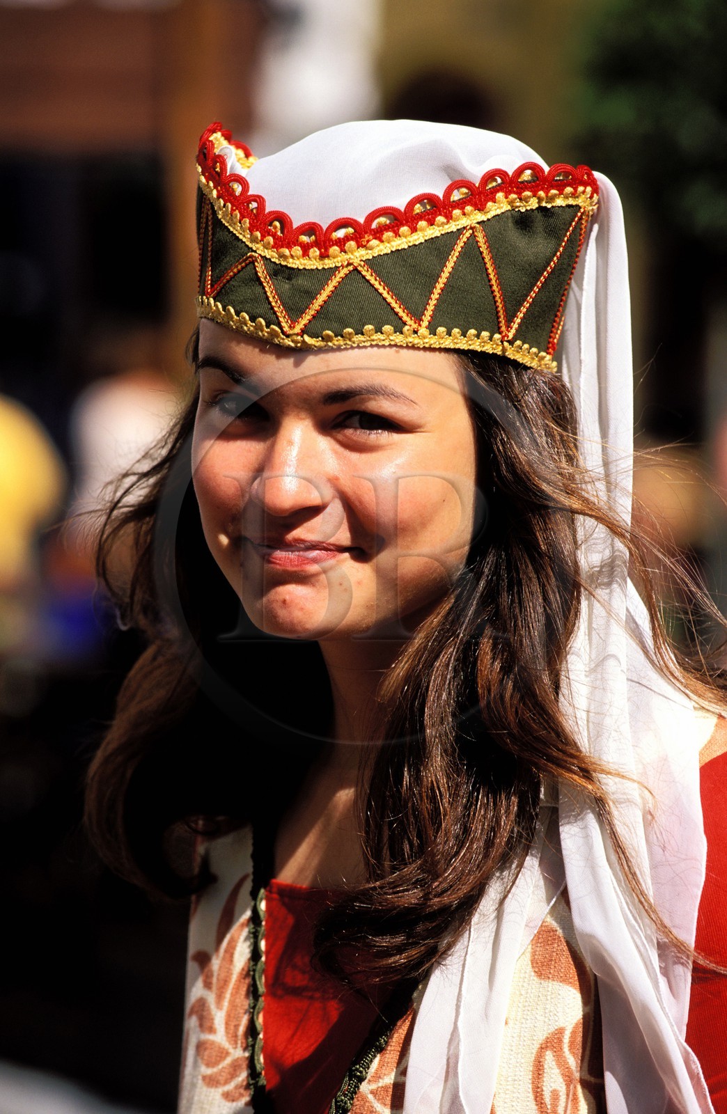 Estonia (Baltic States), Harju Region, Tallinn, European Capital of Culture 2011, Tallinn, young Estonian wearing a Medieval costume for a restaurant's advertising