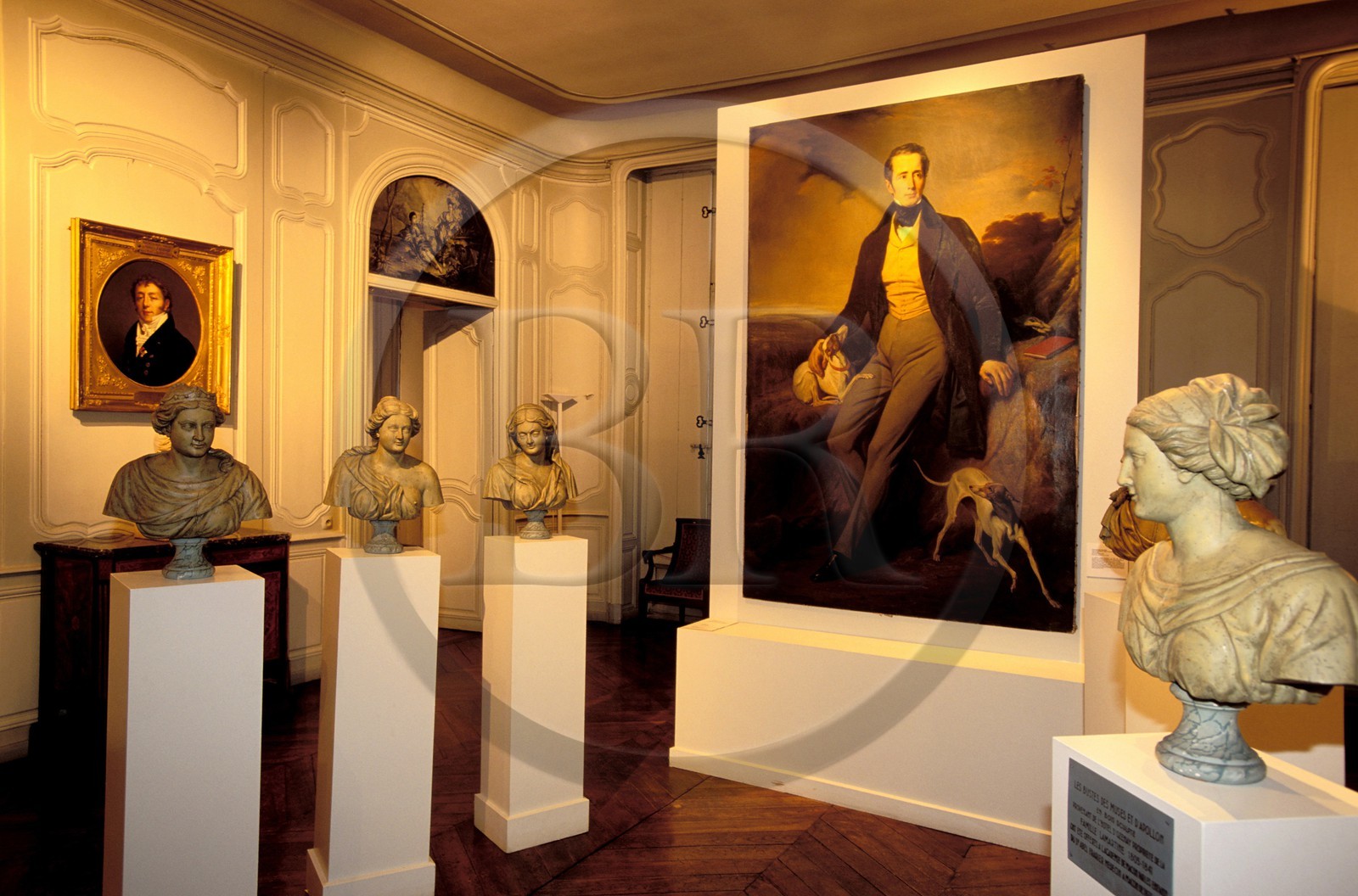 France, Saône-et-Loire (71), Mâcon, le musée Lamartine dans l'hôtel Senecé