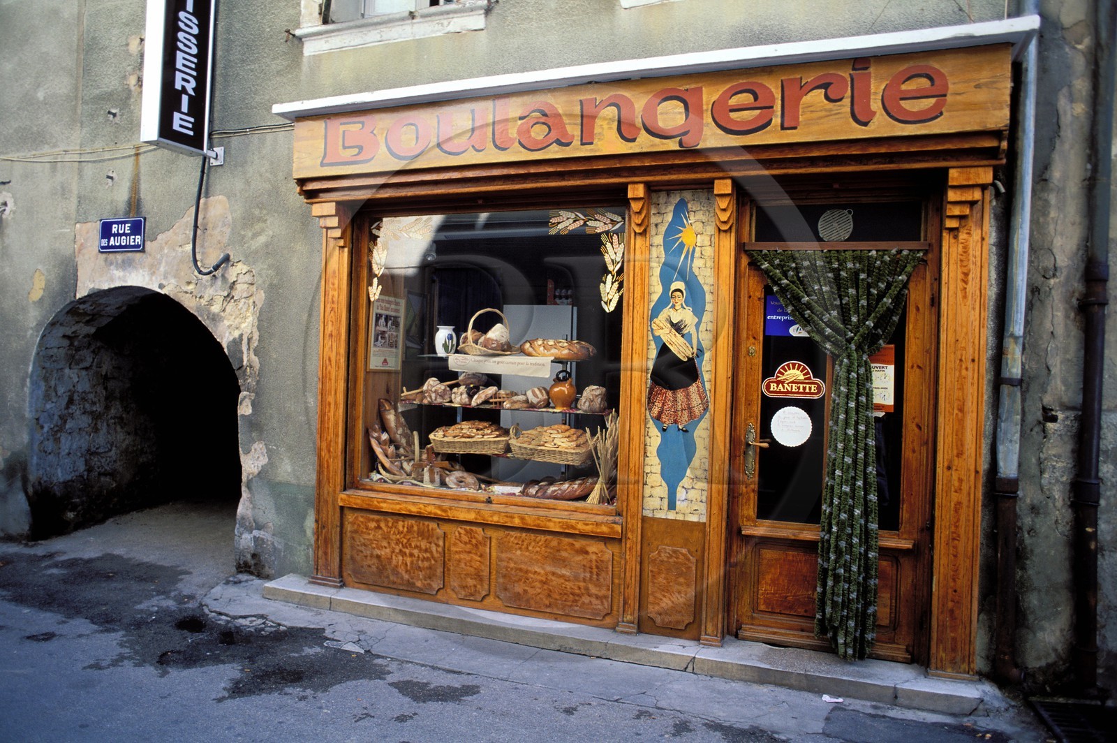 France, Vaucluse, Malaucene, a bakery (Comtat Venaissin).