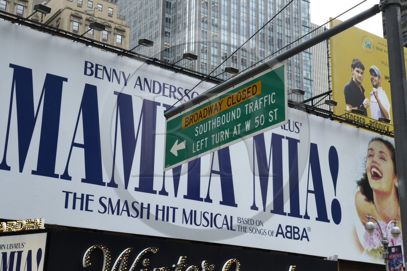 Etats-Unis, New York, Manhattan, comedie musicale Mamma Mia sur Broadway