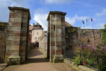 France, Bas-Rhin (67), La Petite Pierre, le chateau, Maison du Parc et siege du Parc Naturel régional des Vosges du Nord