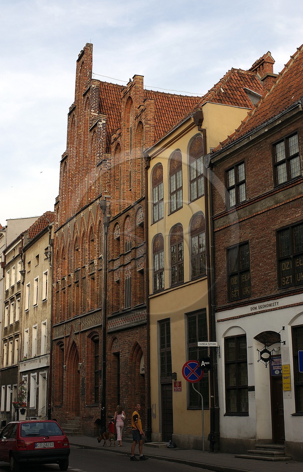 Pologne, Kujavie-Poméranie, ville de Torun, maison natale de Copernic dans la rue qui porte son nom