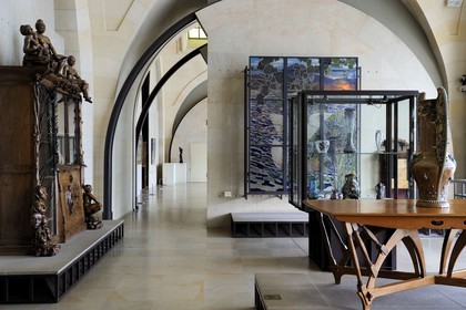 France, Paris (75), le musée d'Orsay, salle Art Nouveau consacrée à Émile Gallé