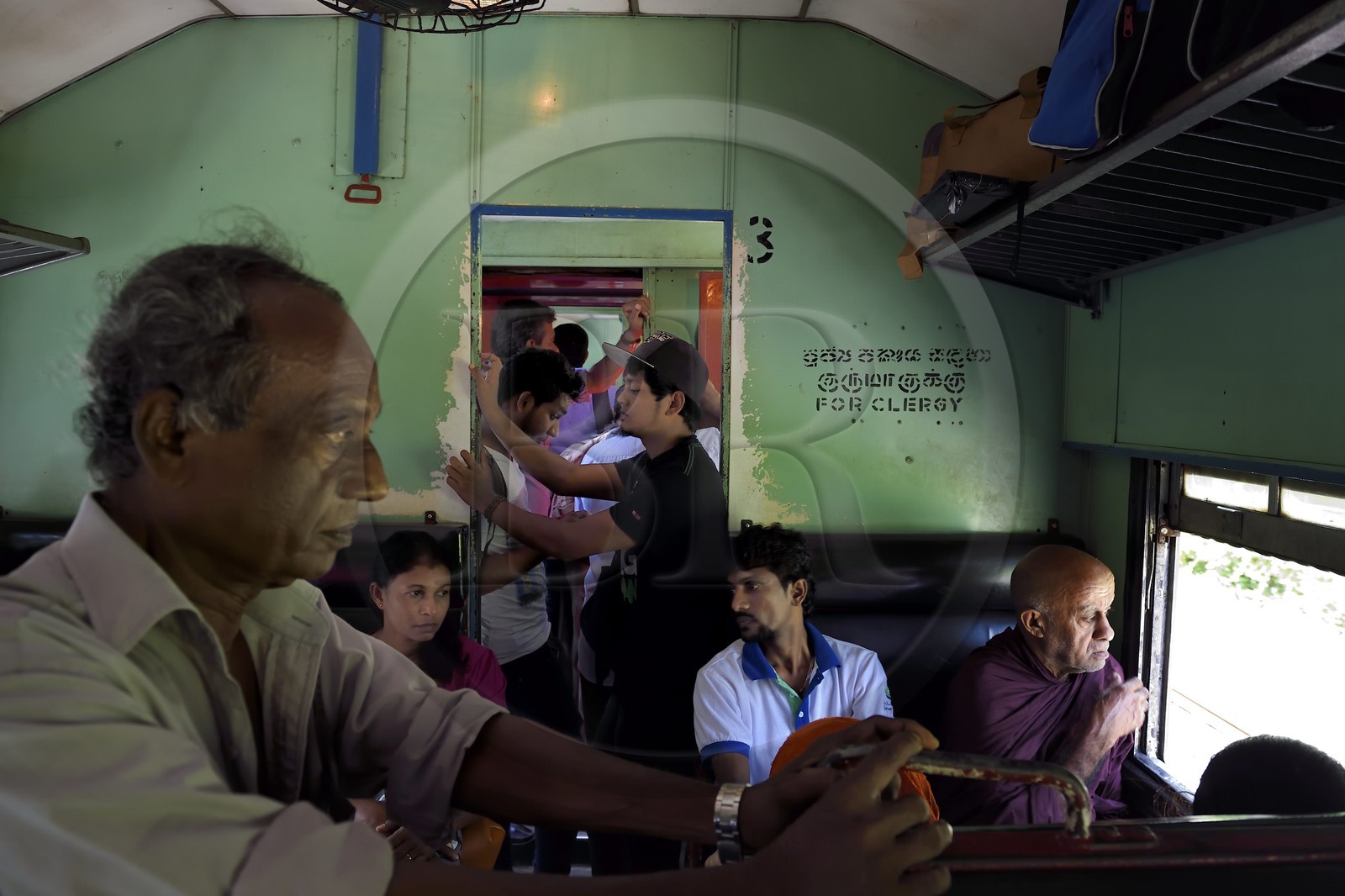 Sri Lanka, Southern Province, train from Colombo to Galle