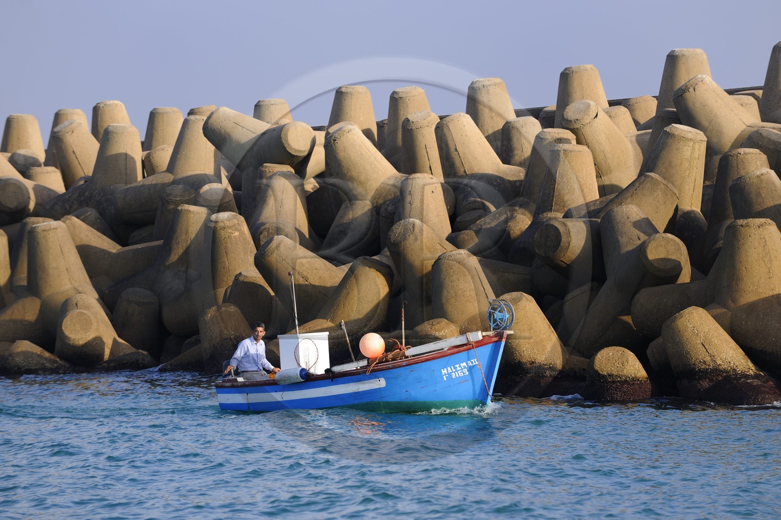 Maroc, région de l'Oriental, le port de pêche et plaisance de Ras Kebdana (Cap de l'Eau ou Cabo de Agua)