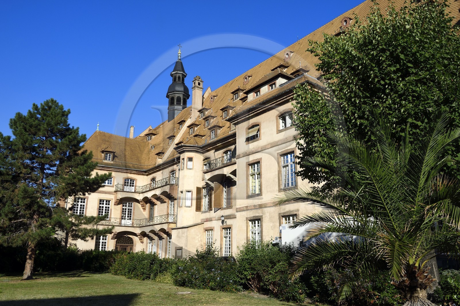 France, Bas Rhin, Strasbourg, old town listed as World Heritage by UNESCO, the Civil Hospital, historical site of the Strasbourg University Hospitals, the main historical building rebuilt in the 18th century