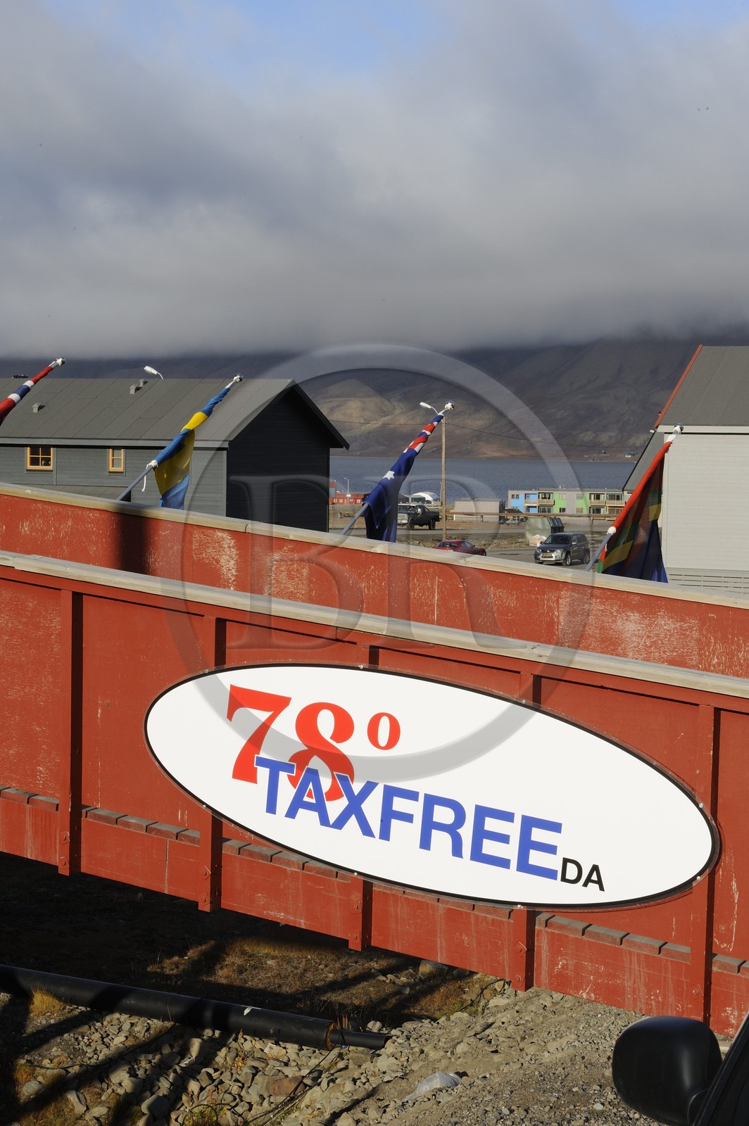 Norvège, Svalbard (Spitzberg), Longyearbyen considérée comme la ville la plus septentrionale de la Terre