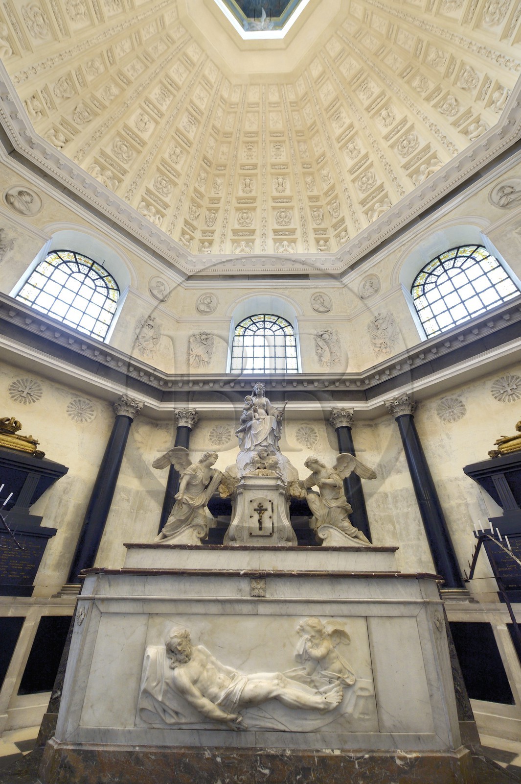 France, Meurthe-et-Moselle (54), Nancy, le Palais Ducal (Palais des Ducs de Lorraine), église des Cordeliers, caveau des ducs de Lorraine, la chapelle ducale