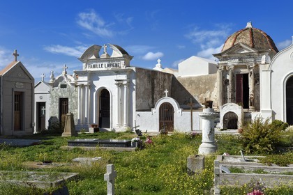 France, Corse-du-Sud (2A), Bonifacio, Ville Haute, cimetière marin de San Franzé