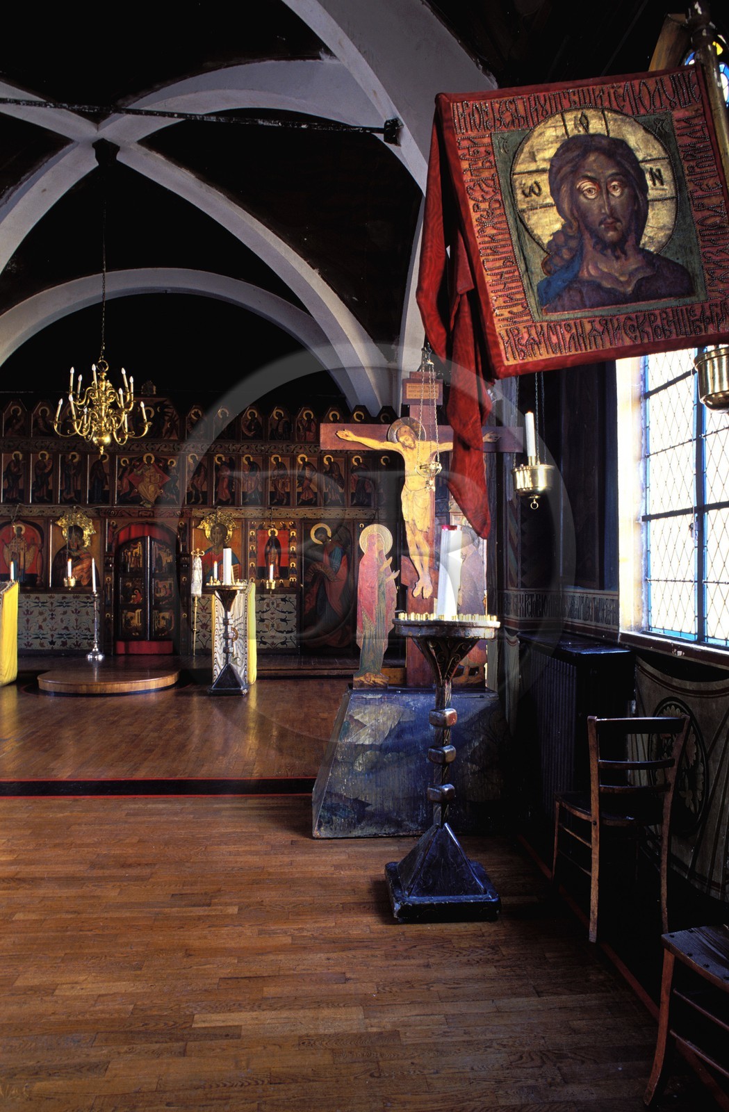 France, Paris, Russian Orthodox church of Saint Serge in Crimee Street