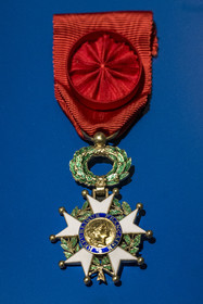 France, Paris (75), le musée de la Monnaie de Paris, médaille de l'Ordre de la Legion d'Honneur, grade d'officier (1962)