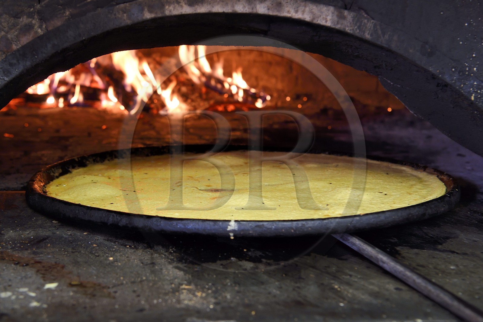 France, Alpes-Maritimes (06), Nice, quartier du Vieux-Nice, Restaurant René Socca, institution de la vieille ville proposant de la socca, fine galette de la région