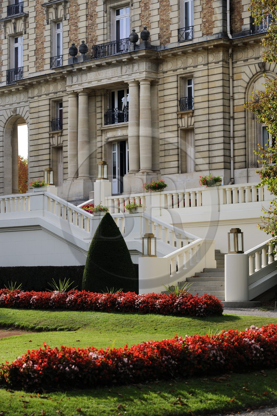 France, Vosges (88), Station thermale de Vittel, le Grand Hôtel propriété du Club Mediterranée
