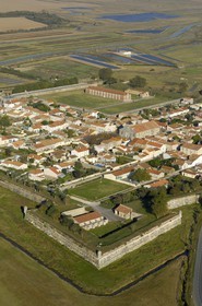 France, Charente-Maritime (17), citadelle de Brouage   (vue aérienne)