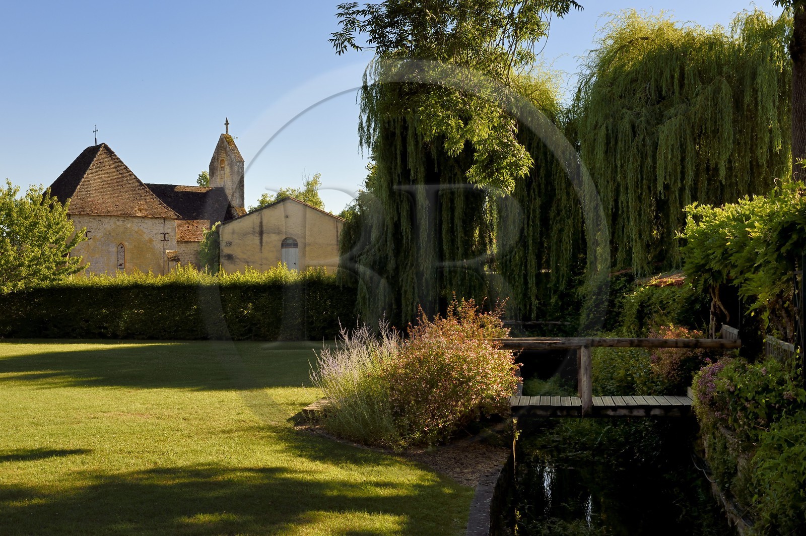 France, Dordogne (24), Périgord Noir, Trémolat, l'église Saint-Hilaire