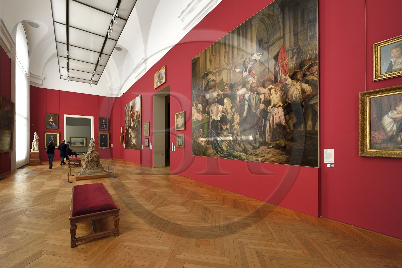 France, Paris (75), Le Petit Palais, construit à l'occasion de l'Exposition universelle de 1900 par l'architecte Charles Girault, il abrite le musée des beaux-arts de la ville de Paris