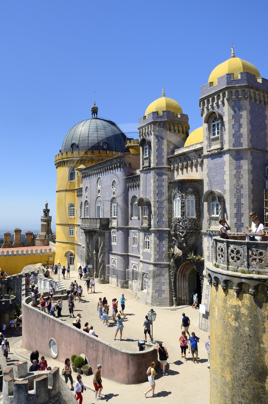 Portugal, région de Lisbonne, Sintra, le Palais national de Pena (Palacio Nacional da Pena), classé Patrimoine Mondial de l'UNESCO