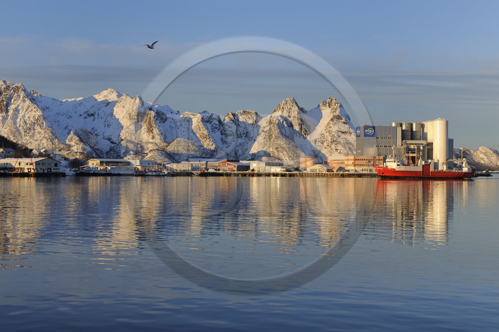 Norway, Nordland County, Vesteralen Islands, Myre harbour