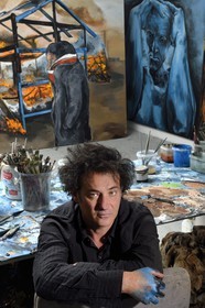 France, Val-de-Marne, Yvry-sur-Seine, Workshop of Fred Kleinberg, work for the exhibition Odyssée (Odyssey)