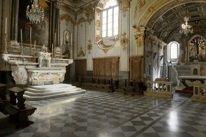France, Haute-Corse (2B), Bastia, la Citadelle quartier de Terra-Nova, chapelle Sainte-Croix