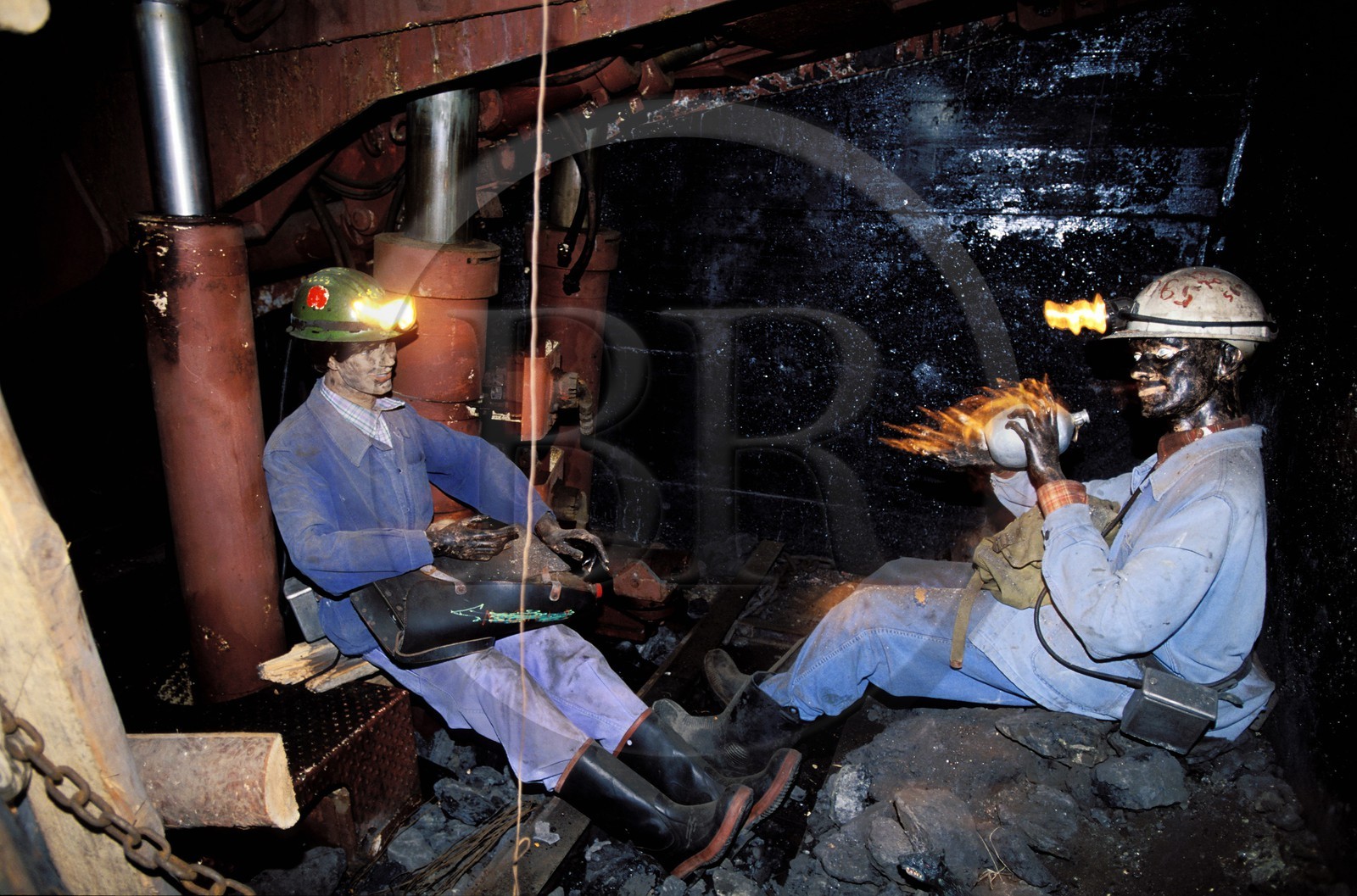 France, Saône-et-Loire (71), Montceau-les-Mines, Blanzy, musée de la mine