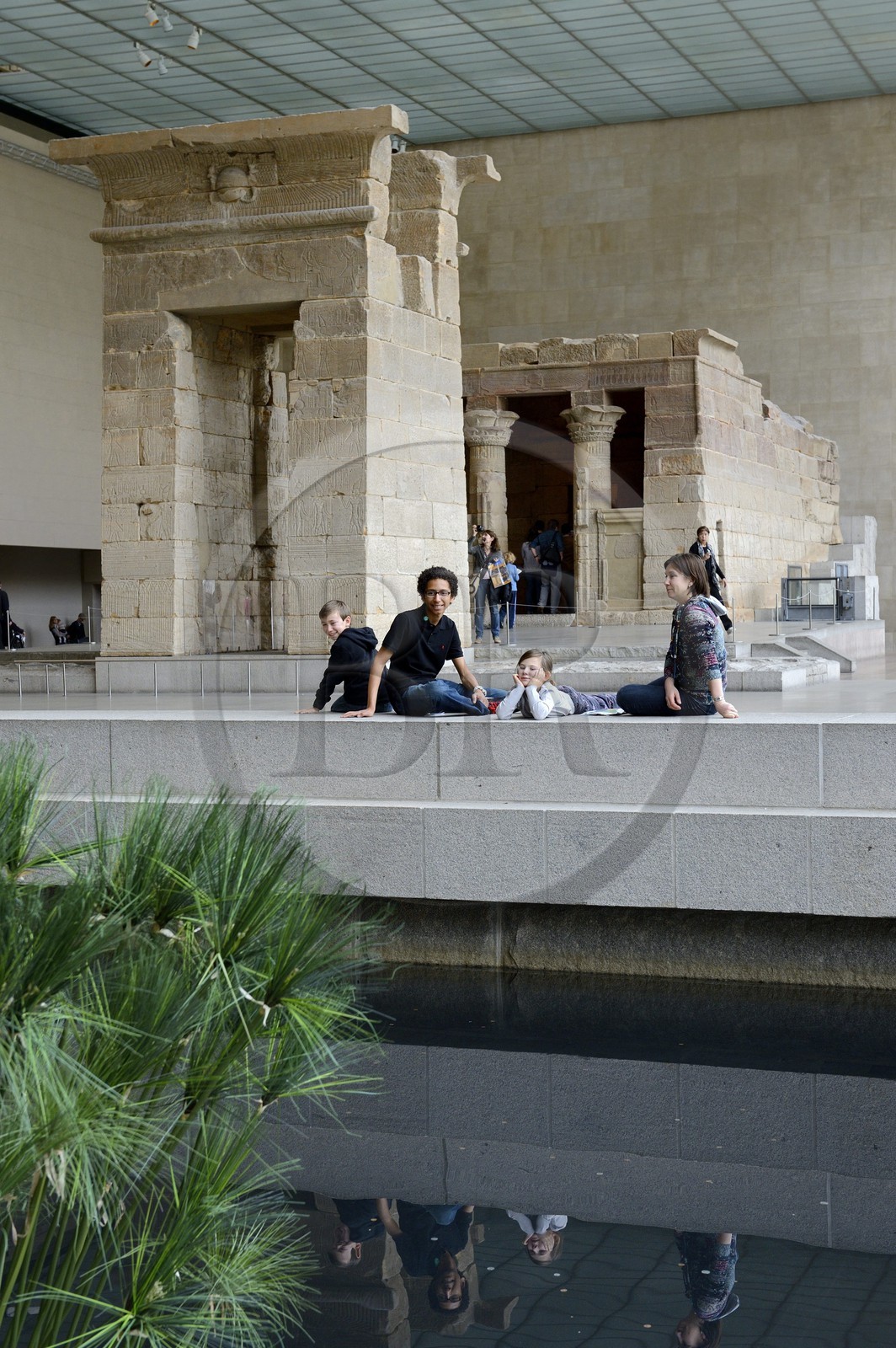 Etats-Unis, New York, Manhattan, East Side, Metropolitan Museum of art (MET), Temple de Dendur (Egypte)