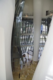 Espagne, Pays basque espagnol, Biscaye, Bilbao, le musée Guggenheim de l'architecte Frank Gehry