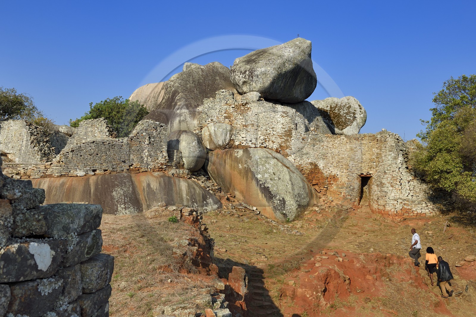 Zimbabwe, Masvingo province, the ruins of the archaeological site of Great Zimbabwe, UNESCO World Heritage List, 10th-15th century, the Eastern Enclosure in the Hill Complex