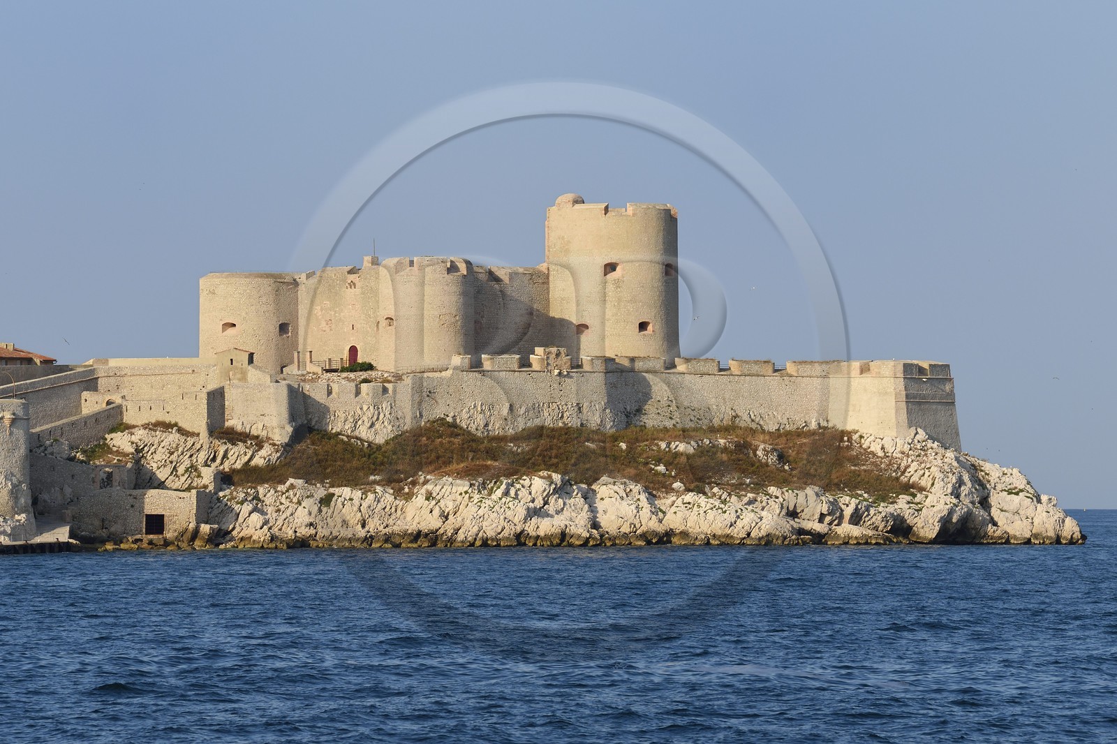 France, Bouches-du-Rhône (13), Marseille, Parc National des Calanques, Archipel des Iles du Frioul, le Chateau d'If