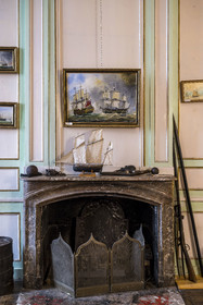 France, Ille et Vilaine, Cote d'Emeraude (Emerald Coast), Saint Malo, the Hotel Magon, authentic privateer's residence, private mansion built for François Auguste Magon de la Lande in 1725, shipowner from Saint-Malo, King Louis XV privateer, slaver and director of the East India Company