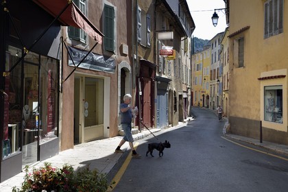 France, Var (83), Provence Verte, Cotignac, boulangerie
