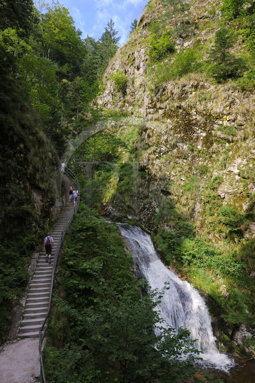 Allemagne, Forêt Noire, Schwartzwald, Bade-Würtemberg, les chutes du couvent Allerheiligen (Tous les saints)