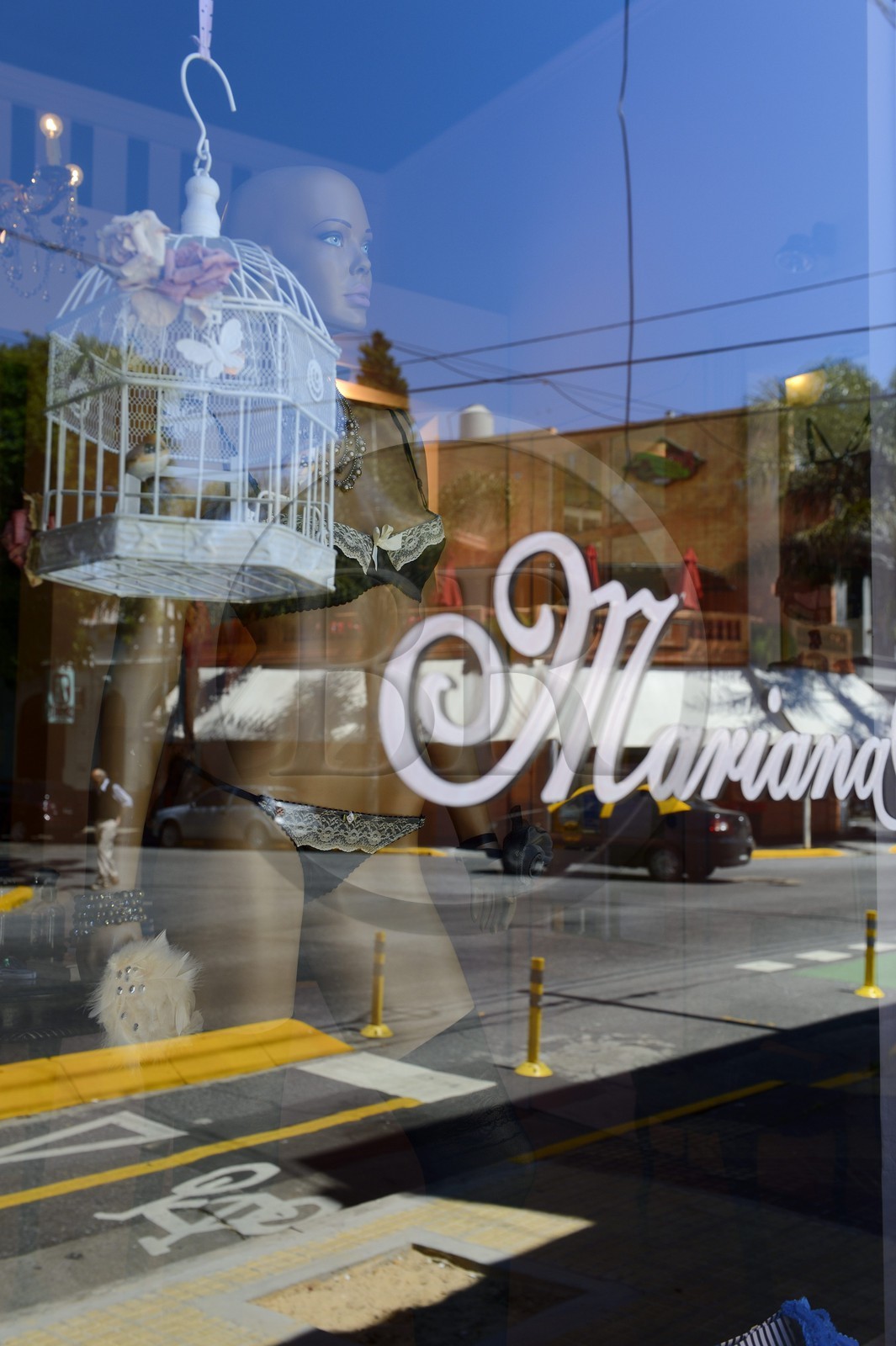 Argentina, Buenos Aires, Palermo district, lingerie shop on Gurruchaga street