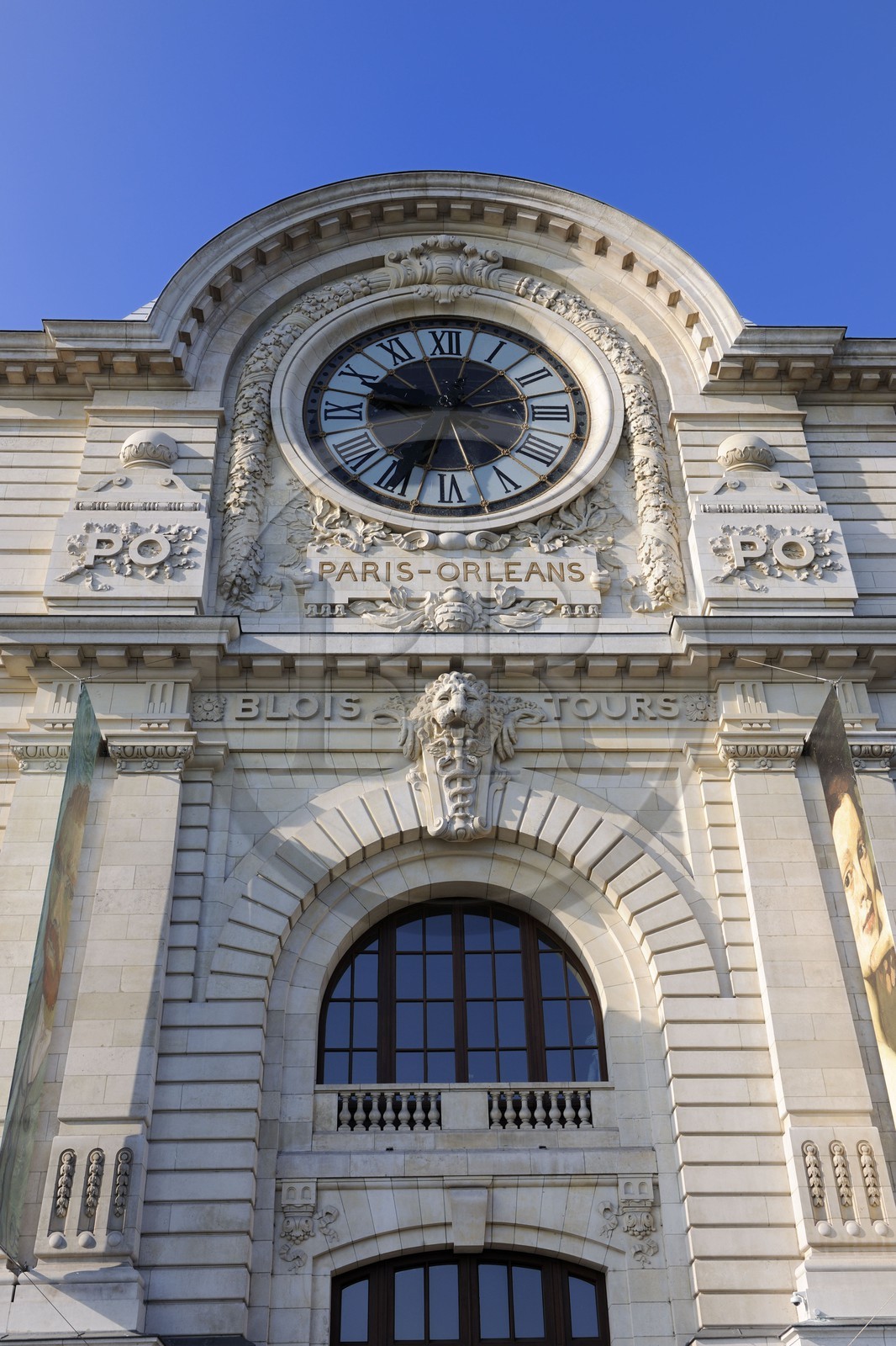 France, Paris (75), rive gauche, le musée National d'Orsay, aménagé dans l'ancienne Gare d'Orsay (1898), l'Horloge