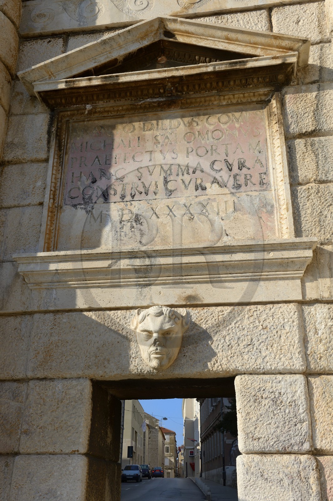 Croatie, Dalmatie, côte dalmate, Zadar, la Porte de Terre-Ferme