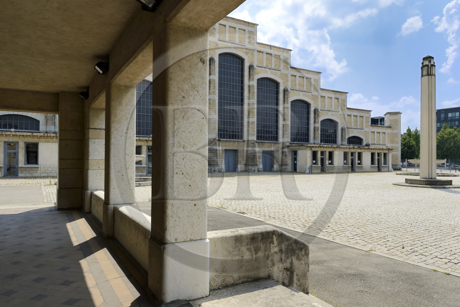France, Rhône (69), Lyon, salles de concerts halle Tony Garnier de l'architecte Tony Garnier