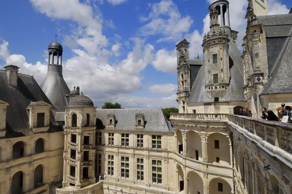 France, Loir et Cher (41), Vallée de la Loire classée Patrimoine Mondial de l' UNESCO, château de Chambord