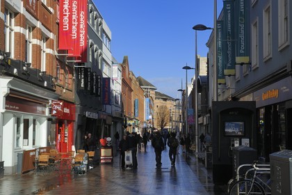 Royaume-Uni, Irlande du Nord, Belfast, la rue commercante Ann Street