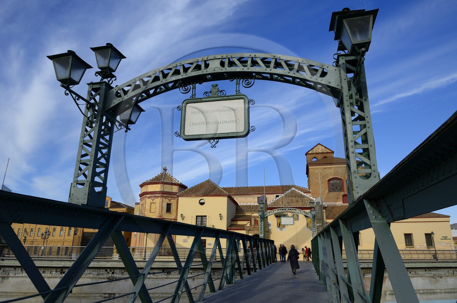 Spain, Andalusia, Malaga, church of the brotherhood of Mena and the Bridge of the Germans