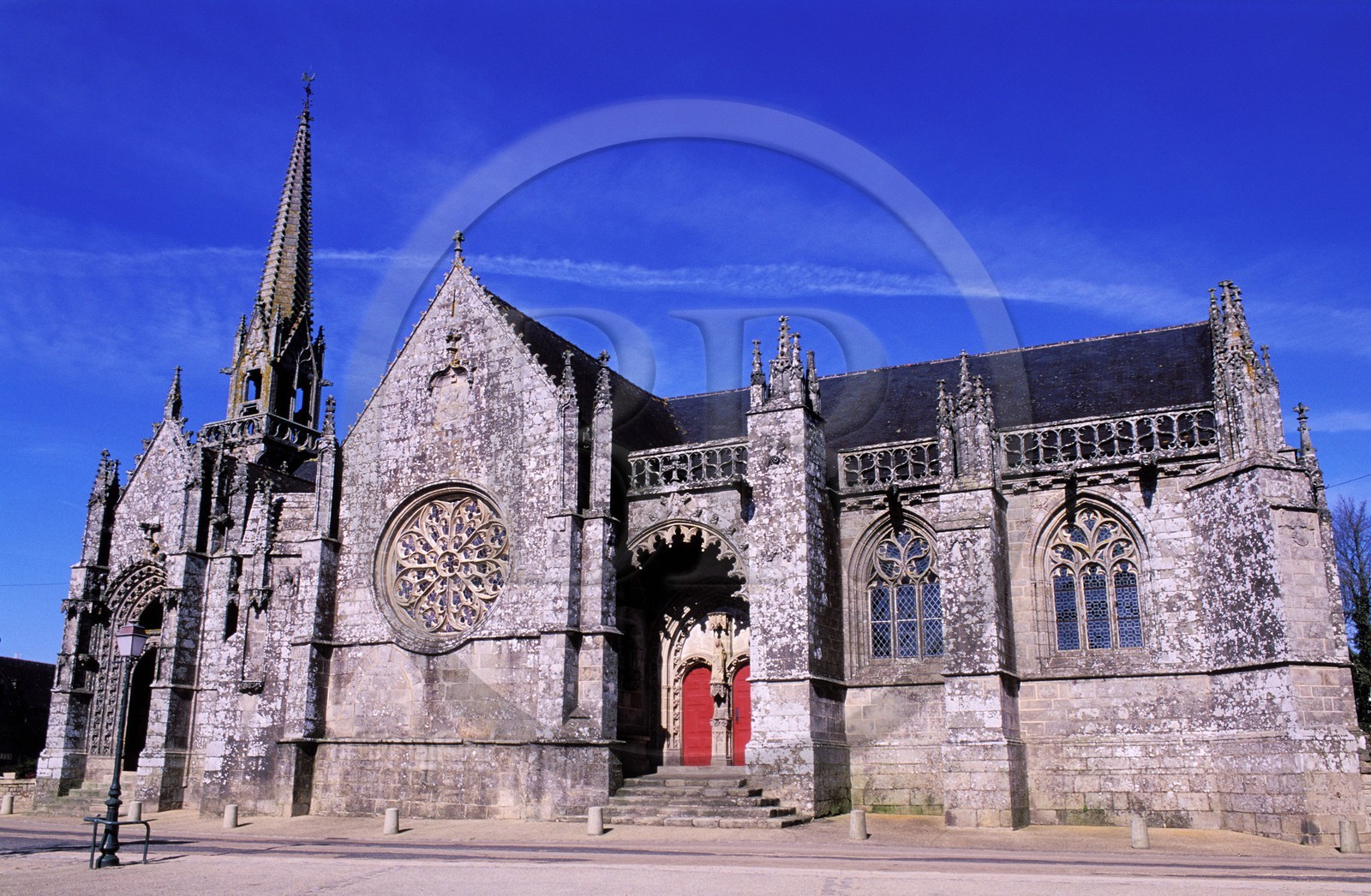 France, Morbihan, Kernascleden, church of the 15th century