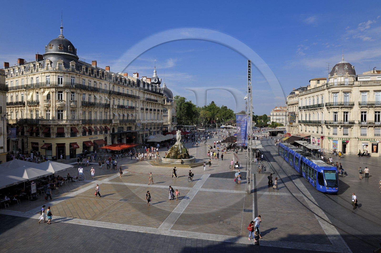 France, Herault, Montpellier, historical center, the Ecusson, Place de la Comedie (Comedy Square)